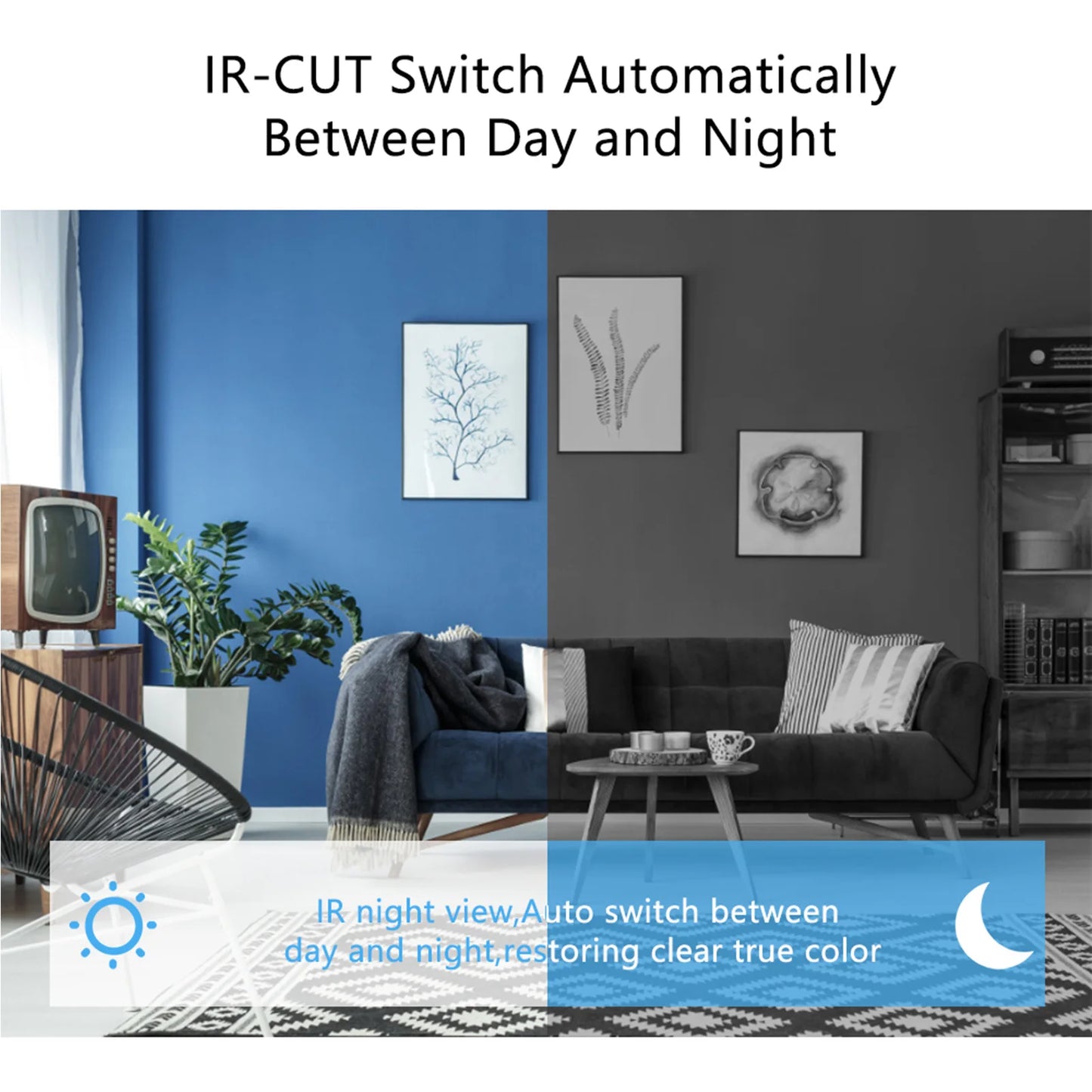 1080P Full HD Outdoor Surveillance Camera with 2MP Resolution, AHD Technology, Infrared Night Vision, and Motion Detection
