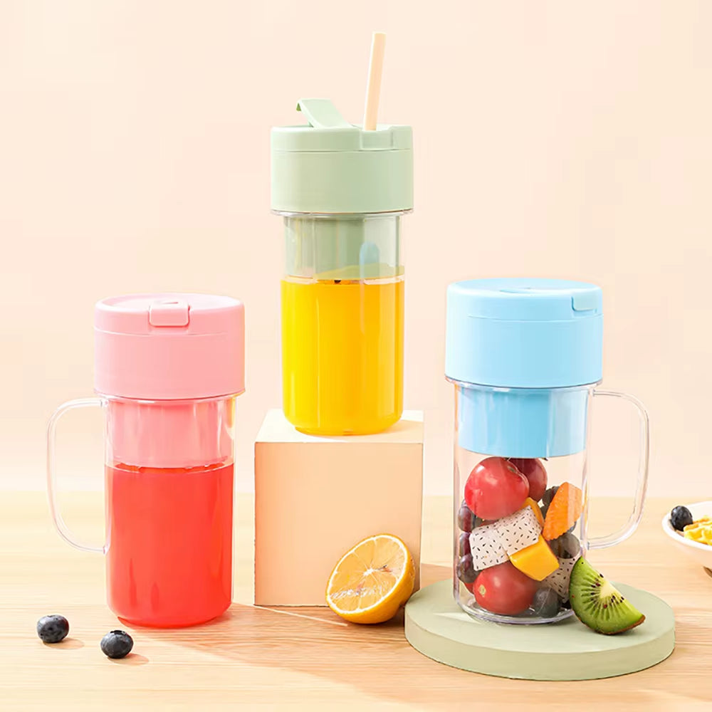Portable Electric Juicer and Blender for Home and Outdoor Use