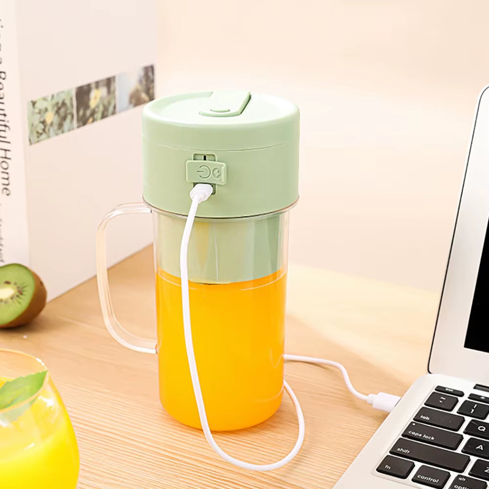 Portable Electric Juicer and Blender for Home and Outdoor Use
