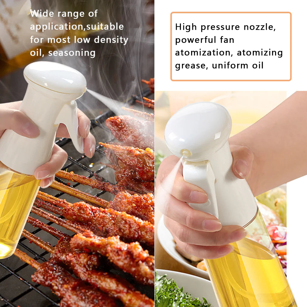 210ML Olive Oil Sprayer for BBQ and Baking - Versatile Oil and Vinegar Dispenser for Kitchen and Salad Use