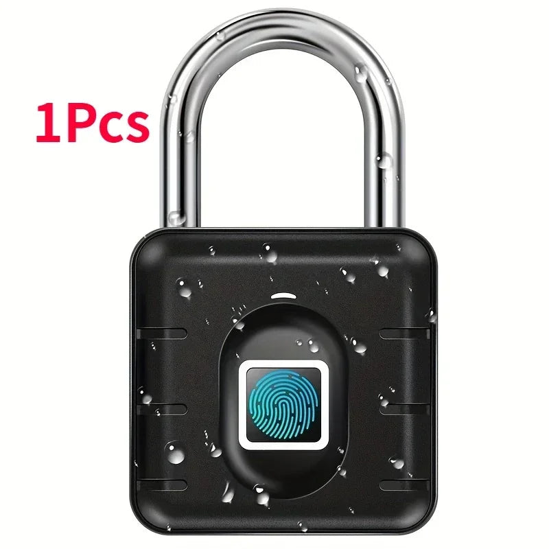 Waterproof Smart Fingerprint Padlock - Keyless Electronic Digital Lock for Dormitory Security