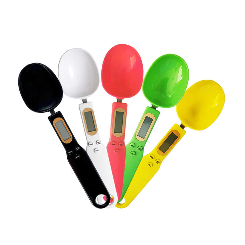 LCD Digital Kitchen Scale - Electronic Measuring Spoon for Cooking, Food Weight, Grams, Coffee, Tea, and Sugar