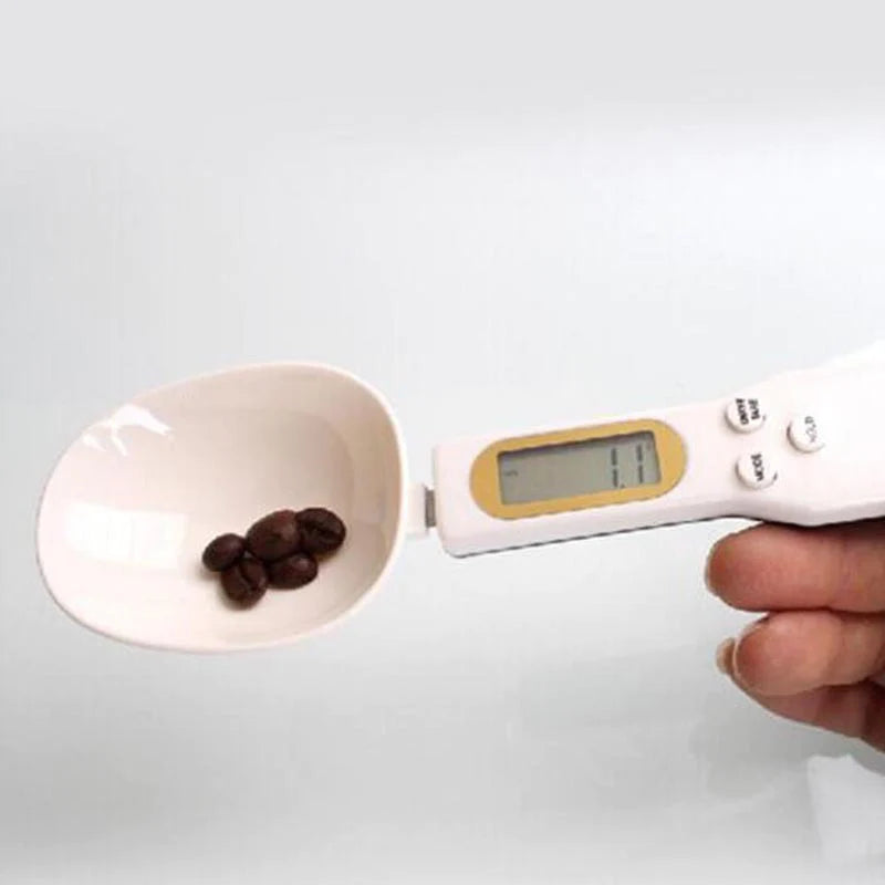 LCD Digital Kitchen Scale - Electronic Measuring Spoon for Cooking, Food Weight, Grams, Coffee, Tea, and Sugar