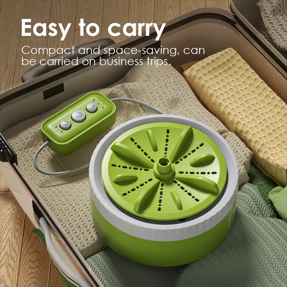 3-Speed Compact USB Portable Washing Machine for Underwear and Socks - Ideal for Travel