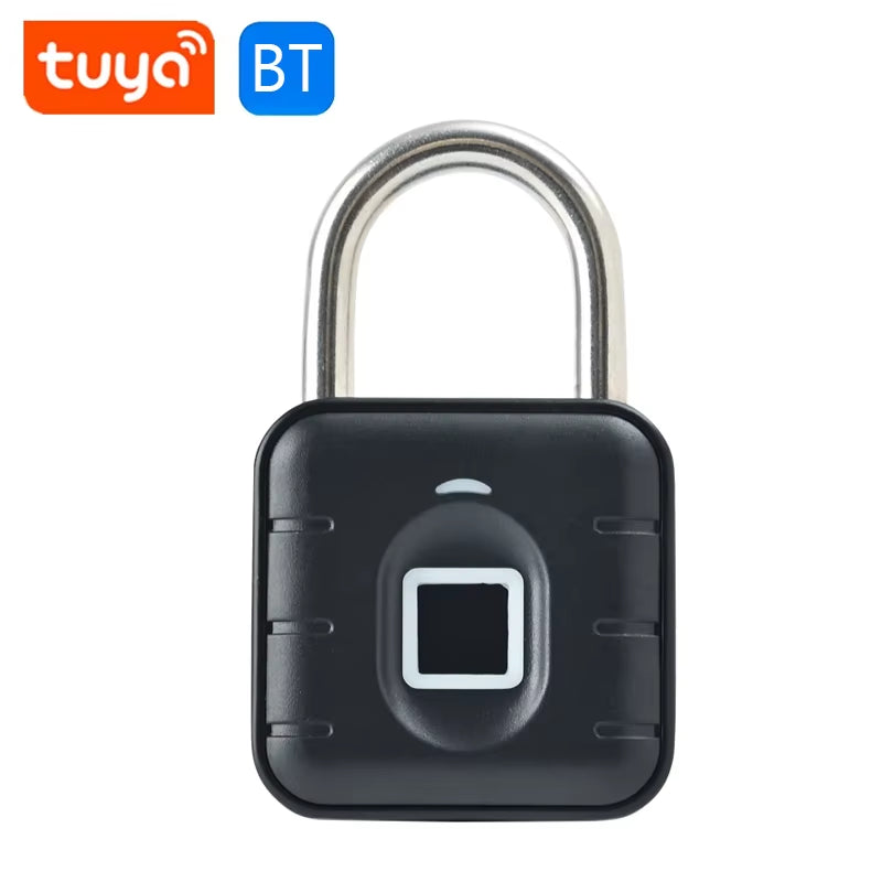 Smart Biometric Fingerprint Keyless Door Lock - Portable Anti-Theft USB Rechargeable Security Padlock for Luggage, Cases, and Drawers