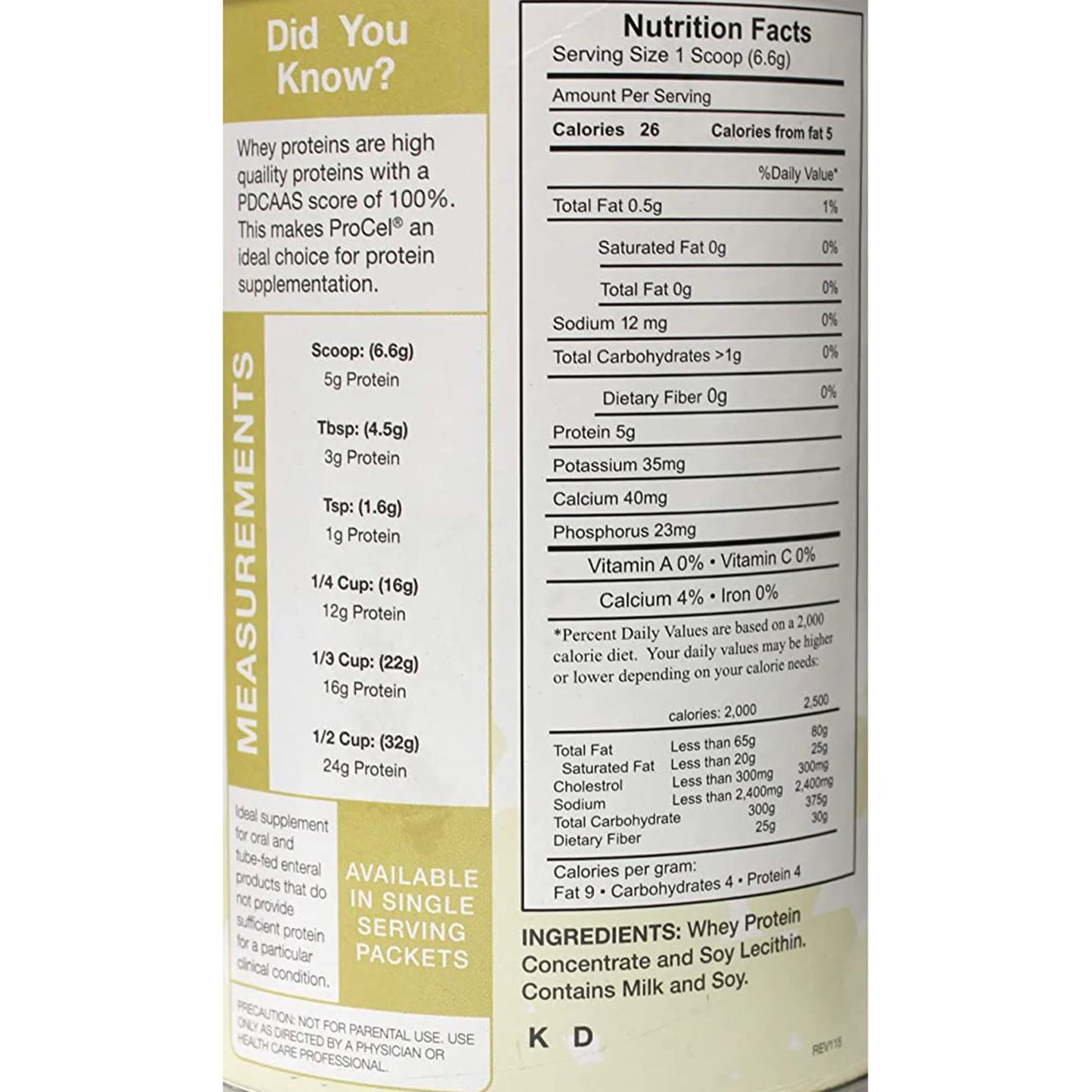 Oral Supplement Unflavored 10 Oz. Can