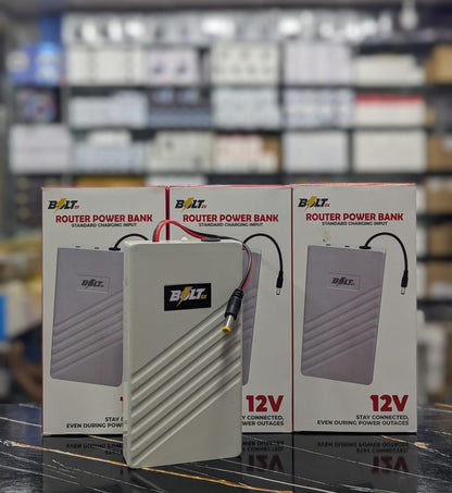 12V Router Power Bank on / off Button– High-Performance UPS for Non-Stop Internet (3-4 Hours Backup