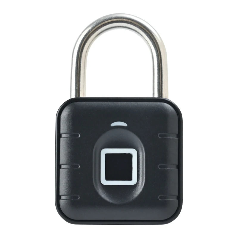Smart Biometric Fingerprint Keyless Door Lock - Portable Anti-Theft USB Rechargeable Security Padlock for Luggage, Cases, and Drawers