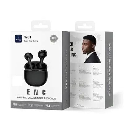 WIWU W01 ENC TWS Wireless Bluetooth Earbuds