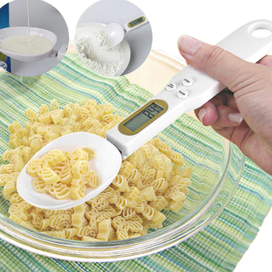 LCD Digital Kitchen Scale - Electronic Measuring Spoon for Cooking, Food Weight, Grams, Coffee, Tea, and Sugar