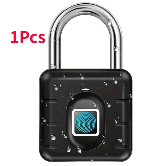 Waterproof Smart Fingerprint Padlock - Keyless Electronic Digital Lock for Dormitory Security