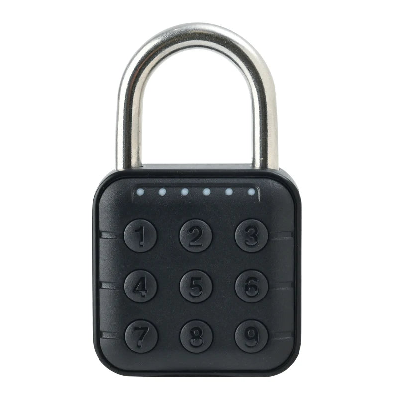 Smart Biometric Fingerprint Keyless Door Lock - Portable Anti-Theft USB Rechargeable Security Padlock for Luggage, Cases, and Drawers