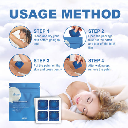 Sleep Stickers Care Sleep Relax Body And Mind Relieve Stress