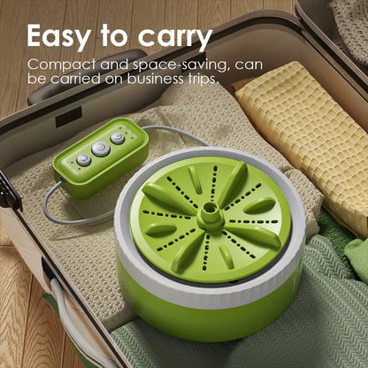 3-Speed Compact USB Portable Washing Machine for Underwear and Socks - Ideal for Travel